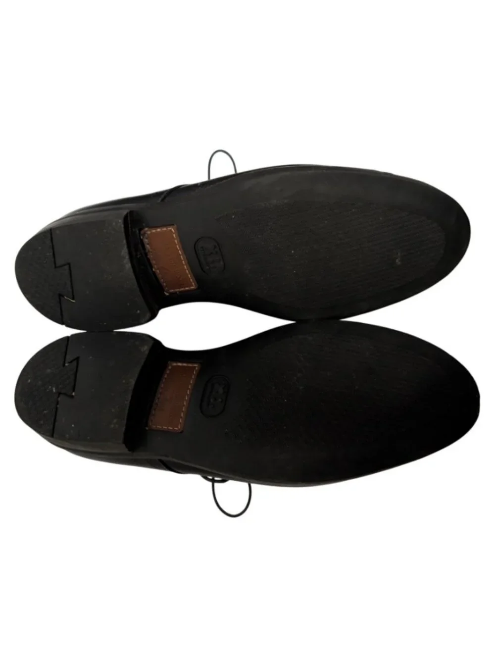Allen Edmonds Nomad 6242 Black Leather Plain Toe Blucher Dress Shoe Mens 9 D